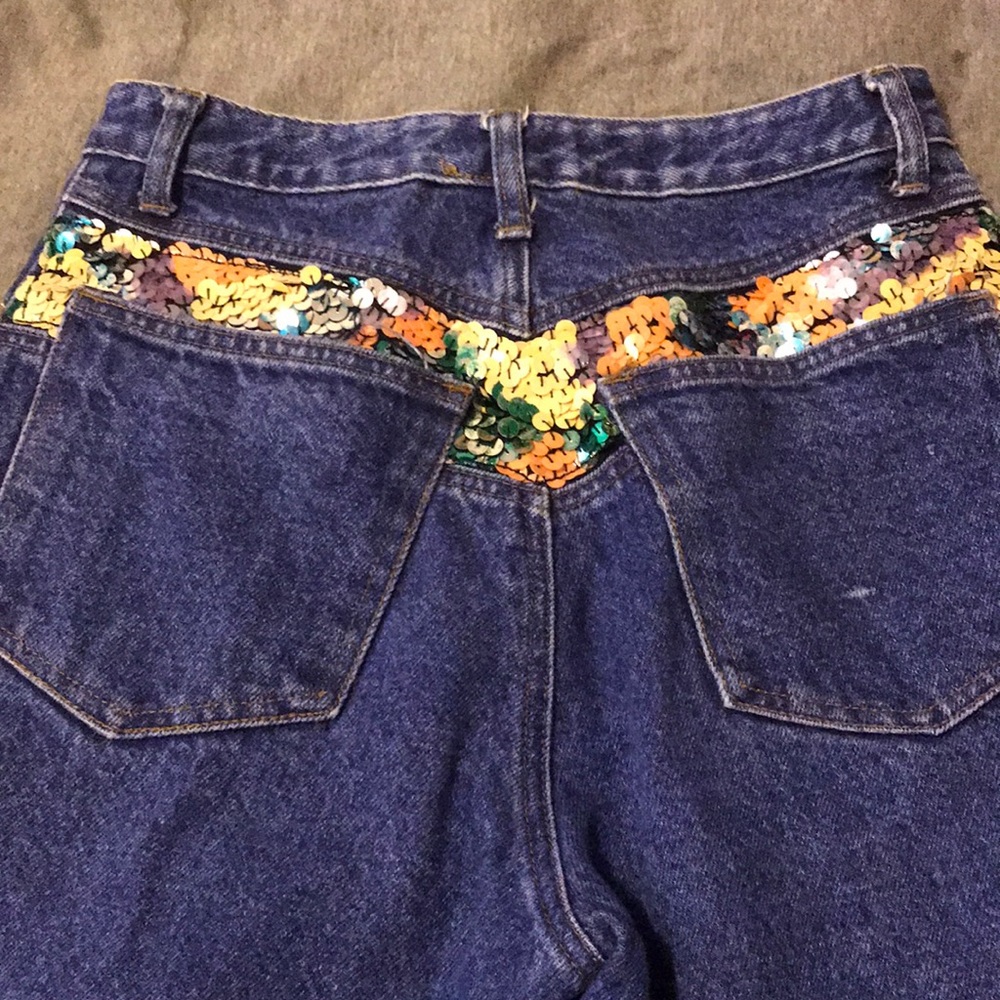 AMAZING sequin jeans